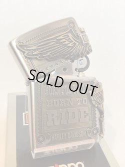 画像2: No.200 HARLEY DAVIDSON ZIPPO ハーレー・ダビッドソン ANTIQUE BRASS アンティークブラス サイドメタル z-6046