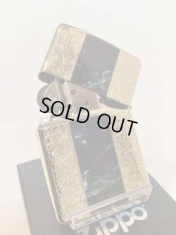 画像3: No.200G 推奨品ZIPPO GOLD&MARBLE BLACK ゴールド&マーブルブラック z-6055