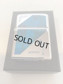 画像5: No.200 WINDY ZIPPO ウィンディ  SILVER&BLUE EPOXY シルバー&ブルーエポキシ z-6060