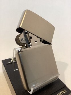 画像3: No.200 ヴィンテージZIPPO 1989年製  SILVER SATIN シルバーサテン「ZIPPOロゴ」z-6065