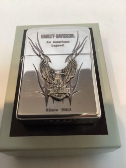 画像5: No.200 HARLEY DIVISION ZIPPO 2014年製 ハーレー・ダビッドソン イーグルメタル付き z-6077