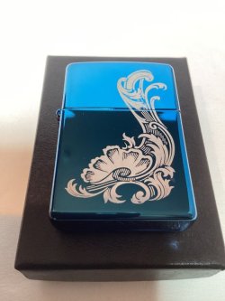 画像5: No.20446 PVDシリーズZIPPO SAPPHIRE サファイア ミステリーリーフ z-6070