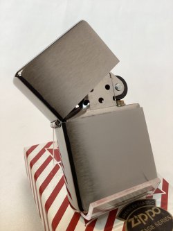 画像2: No.230CC フラットトップ BRUSHED CHROME ZIPPO ブラッシュクローム プレーン z-6109