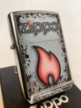 No.207 推奨品ZIPPO STREET CHROME ストリートクローム FLAME フレーム(炎) z-6122