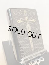 No.200 推奨品ZIPPO BLACK MIRROR ブラックミラー SWORD ソード(剣) z-6119