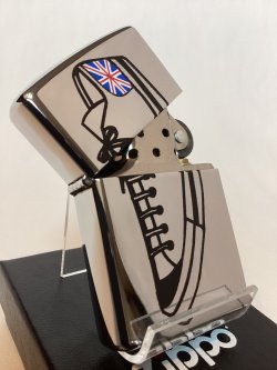 画像2: No.250 HIGH POLISH CHROME ZIPPO ハイポリッシュクローム Paul Smith ポールスミス SNEAKERS スニーカー z-6127