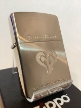 No.200 推奨品ZIPPO SILVER SPIN シルバースピン TATTOO HEART タトゥーハート z-6129