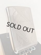 No.200 推奨品ZIPPO SILVER SATIN シルバーサテン ARTDECO アールデコ z-6134