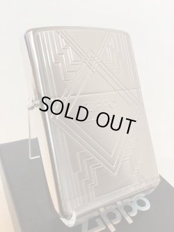 画像1: No.200 推奨品ZIPPO SILVER SATIN シルバーサテン ARTDECO アールデコ z-6134