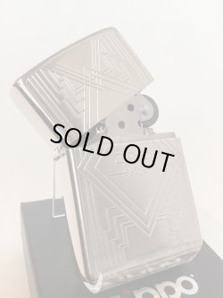 画像2: No.200 推奨品ZIPPO SILVER SATIN シルバーサテン ARTDECO アールデコ z-6134