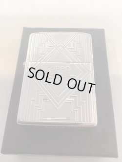 画像5: No.200 推奨品ZIPPO SILVER SATIN シルバーサテン ARTDECO アールデコ z-6134