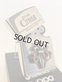 画像2: No.200 推奨品ZIPPO SILVER CROSS METAL シルバークロスメタル シリアルナンバー入り z-6137