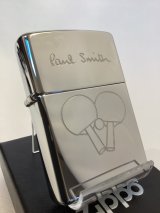 No.250 ファッションブランドシリーズ Paul Smith ZIPPO ポールスミス TABLE TENNIS RACKET デーブルテニスラケット z-6143