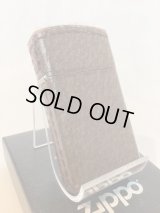 No.1610 レザーシリーズZIPPO PIGSKIN ピッグスキン SLIM BROWN スリム ブラウン z-6159