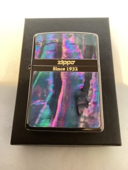 画像5: No.200 推奨品ZIPPO BLACK MIRROR ブラックミラー 天然シェル z-6160