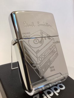 画像1: No.250 ファッションブランドシリーズZIPPO Paul Smith ポールスミス OOMPONENT STEREO コンポーネントステレオ z-6173