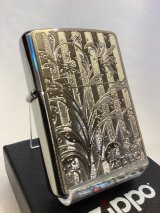 No.200 推奨品ZIPPO ARABESQUE アラベスク SILVER METAL PLATE シルバーメタルプレート z-6190