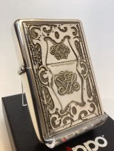 No.230 USED ZIPPO 1989年製 FLAT TOP フラットトップ ART DECO アールデコ z-1695