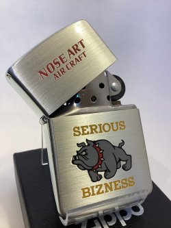 画像2: No.200 ヴィンテージZIPPO 1996年製 NOSE ART ノーズアート ブルドッグ z-6202