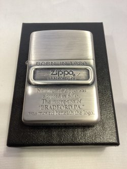 画像5: No.200 ヴィンテージZIPPO 2006年製 SILVER SATIN シルバーサテン 1980年ボトムスタンプメタル付き z-6239