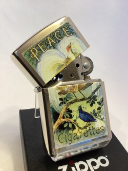 画像2: No.200 たばこ柄 PEACE ZIPPO ピース初代パッケージデザイン HISTORY OF JT PRINTING BUSINESS z-6254