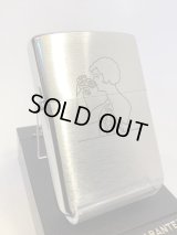 No.200 ヴィンテージZIPPO 1998年製 BRUSHED CHROME ブラッシュクローム TRICK ART WOMAN トリックアート ウーマン z-6257