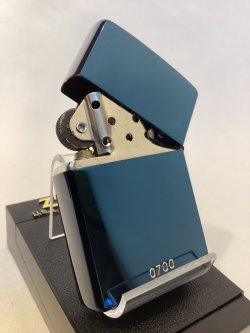 画像3: No.200 コレクションアイテムシリーズZIPPO BLUE TITANIUM ブルーチタン SPIRAL HEART スパイアルハート シリアルナンバー z-6263