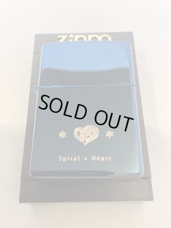 画像5: No.200 コレクションアイテムシリーズZIPPO BLUE TITANIUM ブルーチタン SPIRAL HEART スパイアルハート シリアルナンバー z-6261