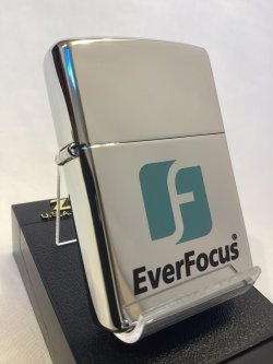 画像1: No.250 企業ロゴシリーズZIPPO HIGH POLISH CHROME ハイポリッシュクローム EVER FOCUS エヴァーフォーカス z-6279