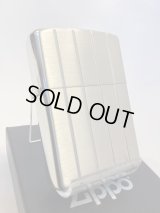 No.200 ヴィンテージZIPPO 2005年製 SILVER SATIN シルバーサテン VERTICL LINE バーチカルライン z-6283