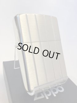 画像1: No.200 ヴィンテージZIPPO 2005年製 SILVER SATIN シルバーサテン VERTICL LINE バーチカルライン z-6283