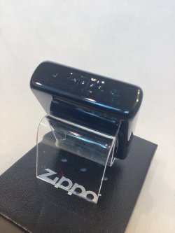 画像4: No.200 ヴィンテージZIPPO 2001年製 BLUE MIRROR ブルーミラー ターコイズワンポイントゴールドメタル 限定シリアルナンバー入り z-6307