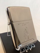 No.200 ヴィンテージZIPPO 2002年製 PLATINUM MIRROR プラチナミラー DRUNKER ドランカー z-6325