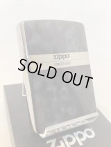 No.200 推奨品ZIPPO BRUSHED CHROME ブラッシュクローム マーブル調 BLACK COLOR ブラックカラー z-6329