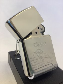 画像2: No.250 ヴィンテージZIPPO 1991年製 HIGH POLISH CHROME ハイポリッシュクローム DIVINE BIRD ディバインバード z-6333