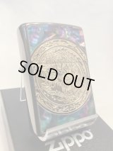 No.200 推奨品ZIPPO BLACK&GOLD ブラック&ゴールド 天然シェル DRAGON ドラゴン z-6389