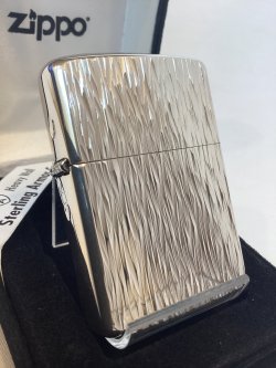 画像1: No.26 ARMOR ZIPPO HEAT HAZE SPARK STERLING SILVER アーマー ヒートヘイズ スパーク スターリングシルバー z-6403