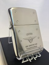 No.200 ヴィンテージZIPPO 2003年製 SILVER MIRROR シルバーミラー10ミクロン SCREW スクリュー z-6410