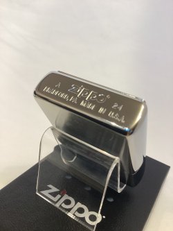 画像4: No.200 ウィンディZIPPO BRUSHED CHROME ブラッシュクローム SILVER METAL PLATE シルバーメタルプレート WINDY ウィンディ z-6412