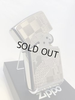 画像2: No.200 ウィンディZIPPO BRUSHED CHROME ブラッシュクローム SILVER METAL PLATE シルバーメタルプレート WINDY ウィンディ z-6412