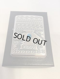 画像5: No.200 推奨品ZIPPO SILVER OXIDIZED PLATE シルバーオキシダイズド プレート THUNDERBIRD BLUE サンダーバード ブルー z-6414