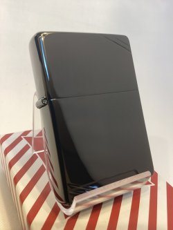 画像1: No.230N8 ヴィンテージZIPPO 2006年製 FLAT TOP ブラットトップ N8 BLACK TITANIUM ブラックチタン z-6422