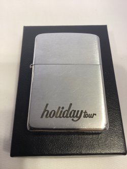 画像5: No.200 USED ZIPPO 1981年製 BRUSHED CHROME ブラッシュクローム HOLIDAY TOUR ホリデーツアー z-6425