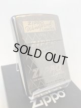 No.150 PVDシリーズZIPPO BLACK ICE ブラックアイス 両面ZIPPOロゴ デザイン z-6482