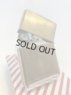 画像3: No.230 ヴィンテージZIPPO 1992年製 FLAT TOP フラットトップ ANTIQUE BRASS アンティークブラス PLANE プレーン z-6491