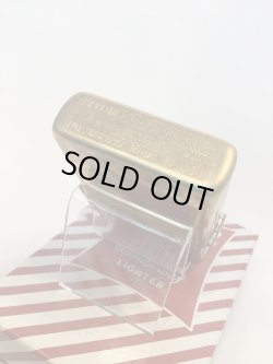 画像4: No.230 ヴィンテージZIPPO 1992年製 FLAT TOP フラットトップ ANTIQUE BRASS アンティークブラス PLANE プレーン z-6491