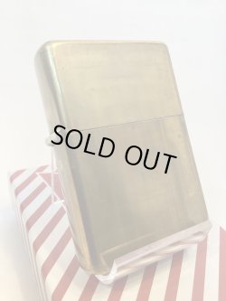 画像1: No.230 ヴィンテージZIPPO 1992年製 FLAT TOP フラットトップ ANTIQUE BRASS アンティークブラス PLANE プレーン z-6491