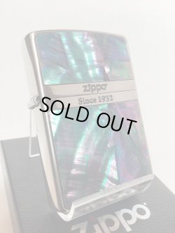 画像1: No.200 推奨品ZIPPO SILVER MIRROR シルバーミラー 天然シェル z-6499