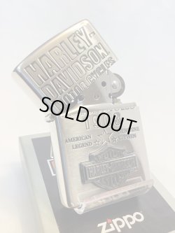 画像2: No.200 HARLAY DIVIDSON ZIPPO ハーレー・ダビッドソン BER&SHIELD METAL バー&シールドメタル z-6508