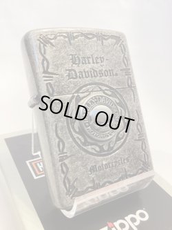 画像1: No.200 HARLAY DIVIDSON ZIPPO ハーレー・ダビッドソン SKULL METAL スカルメタル z-6548